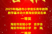 看过来！海安这三位教师在南通市级比赛中获奖了！